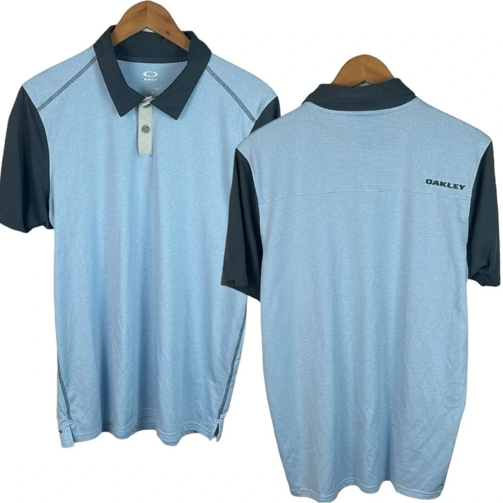 PO740 Men’s Oakley Brand Athletic Performance Golf Polo Shirt L